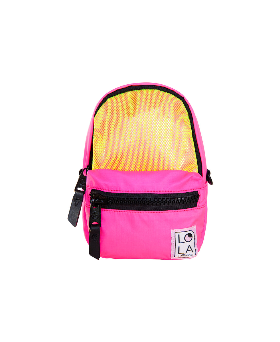 Neon Carnival Stargazer Mini Convertible Backpack: Multi Neon – LOLA Backpacks