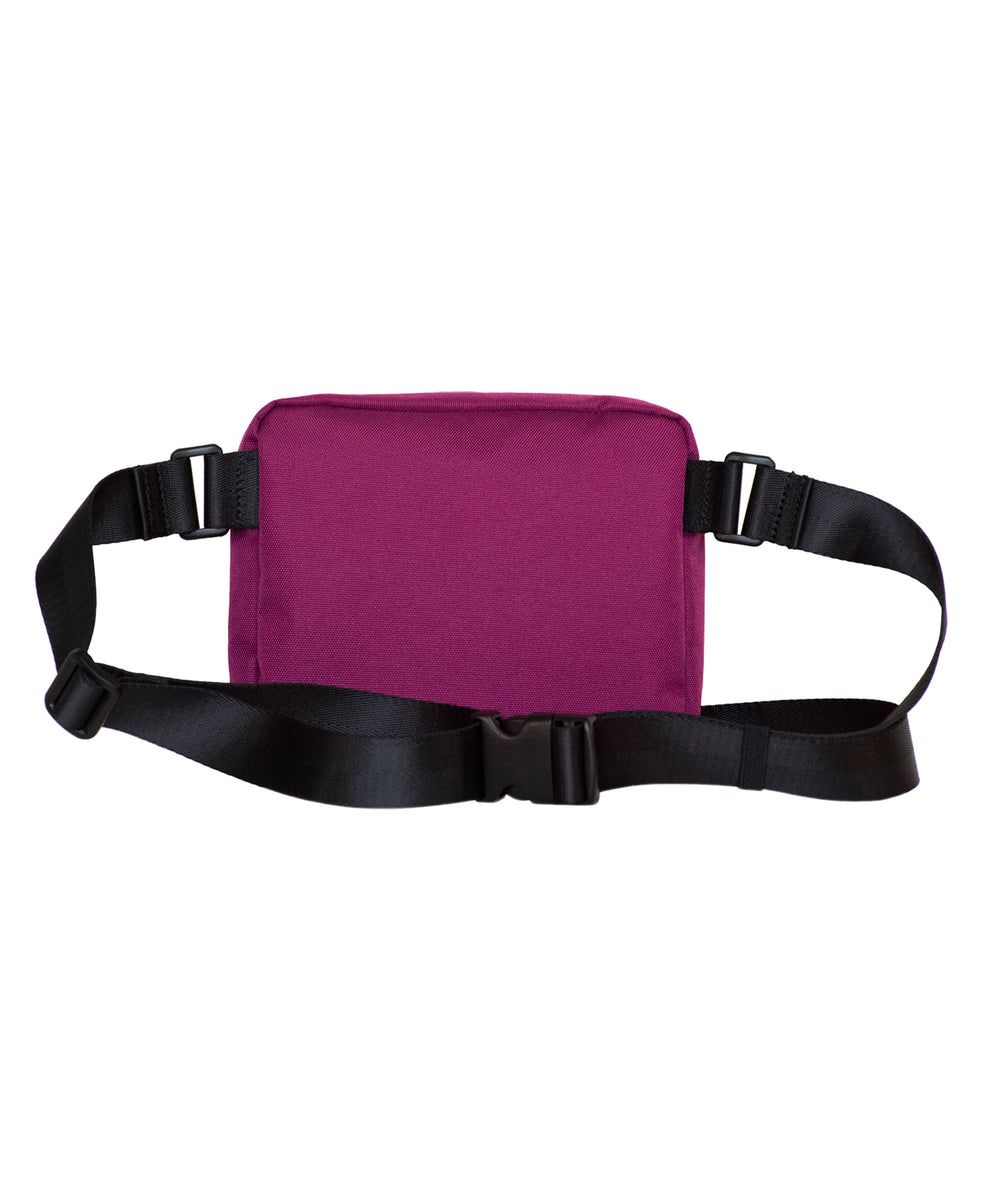 LOLA CALIFORNIA Sprite Moonbeam nylon women's belt bag/fanny pack - PINK /  TULIP