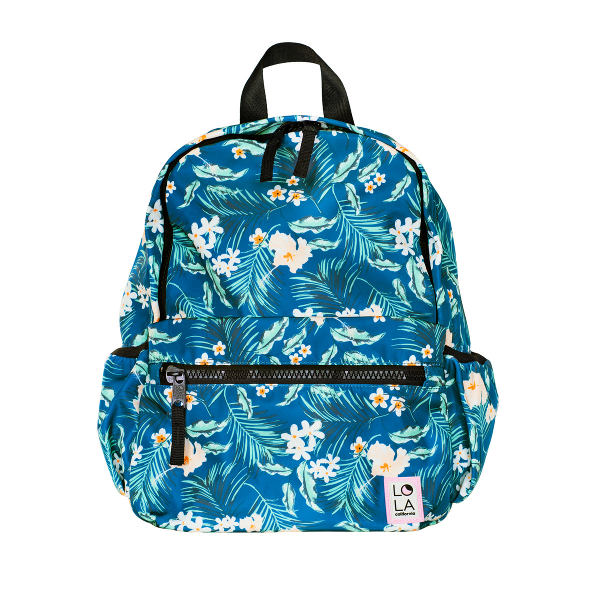 Lola & Cleo 18” Daisy Floral Backpack Floral Recycled Starchild Medium Backpack - Teal – LOLA  main image 4