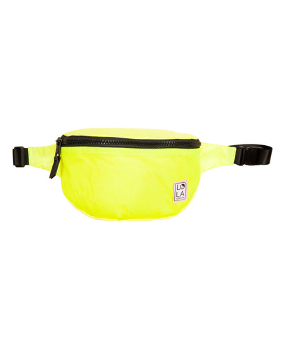 Neon Carnival Large Moonbeam Bum Bag: Fluorescent Yellow