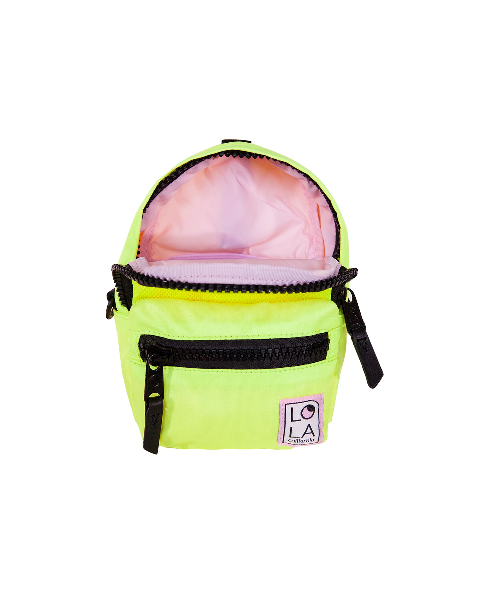 Neon Carnival Stargazer Mini Convertible Backpack: Fluorescent Yellow – LOLA Backpacks