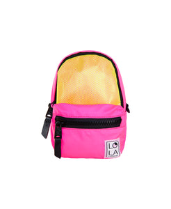 Neon Carnival Stargazer Mini Convertible Backpack: Multi Neon – LOLA Backpacks