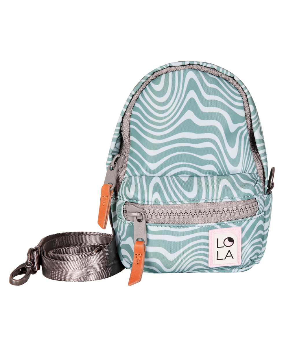 Mondo Stargazer Mini Convertible Backpack: Ripple Blue – LOLA Backpacks