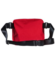 Sprite Recycled Nylon Hippie Fanny Pack: Scarlet
