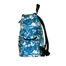 Floral Recycled Starchild Medium Backpack  - Teal
