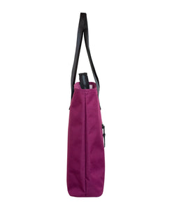 Sprite Recycled  Nylon Carryall Tote: Plum